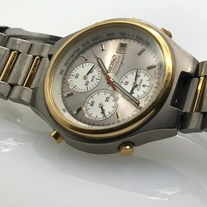 Seiko Titanium Chronograph Watch